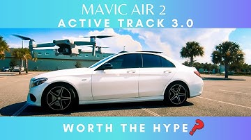 Mavic Air 2 Active Track 3.0 Car TEST (Parallel, Trace and 360 Orbit) tracking a Mercedes Benz!