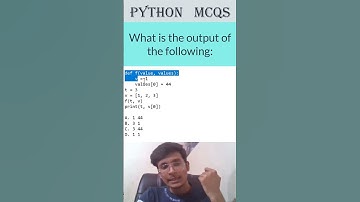 Quick Python MCQ Tutorial | Learn Python in a Minute #infytqmcq #infytq #shorts #python #programming