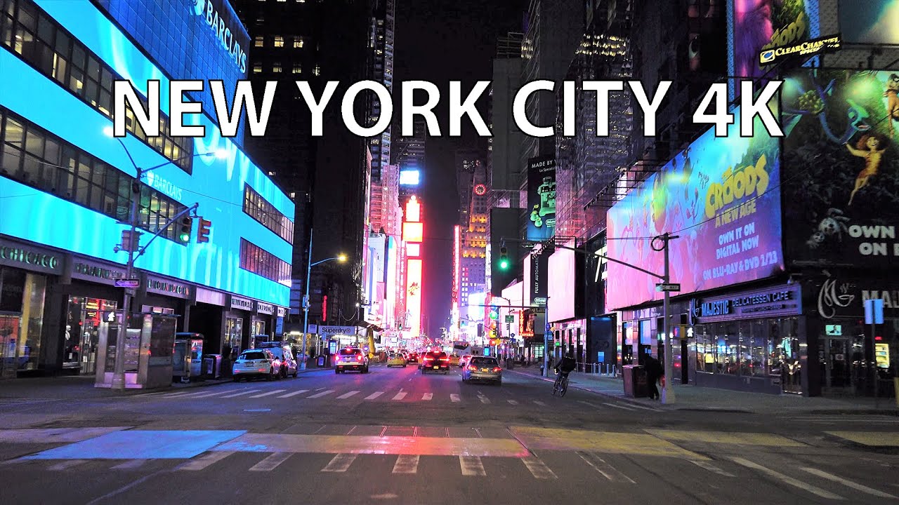 New York City 4K Night Drive YouTube