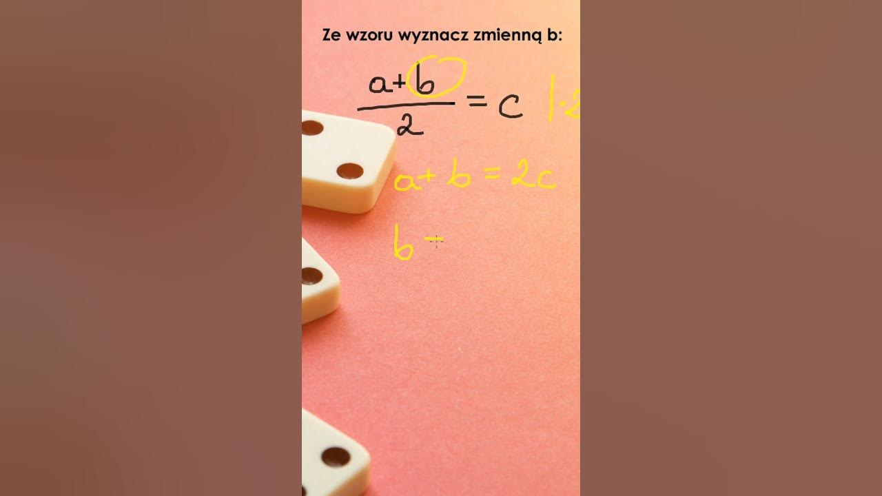 Wyznacz Ze Wzoru Wskazaną Wielkość Wyznacz zmienną ze wzoru #shorts - YouTube