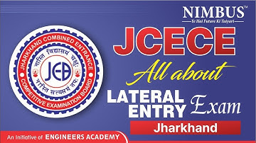 All About JCECE LE 2023 Notification, Eligibility, Exam Pattern, Syllabus | JCECE Lateral Entry Exam