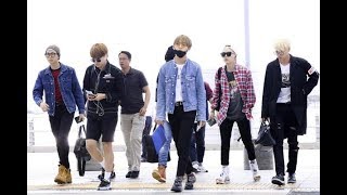 BTS (방탄소년단) moments at airport 2018