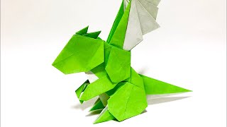 折り紙　ベビードラゴン　ORIGAMI BABY DRAGON