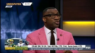 UNDISPUTED - Shannon IMPRESSED by Aaron Rodgers, Packers defeated the Dallas before the Cowboys