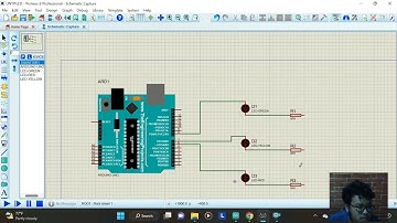 Simulasi Traffic Light Menggunakan Proteus dan Arduino Uno