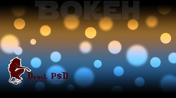 How to create a Bokeh Effect using Photoshop - Tutorial