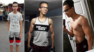 1 year body transformation fitness