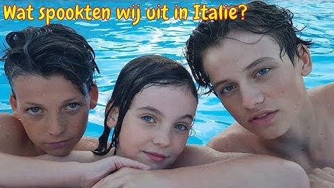 WAT SPOOKTEN WIJ UIT IN ITALIE - VAKANTIEVLOG - BIBI, HUGO, TOBIAS