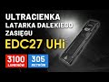 Ultracienka latarka taktyczna Nitecore EDC27 UHi | Oficjalna recenzja