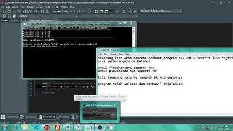 PROGRAM C++ LUAS SEGITIGA SEMBARANG | TUTORIAL C++