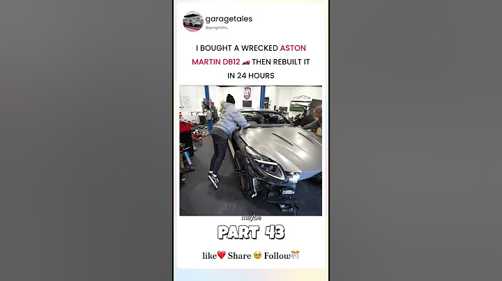 Rebuilding a Wrecked Aston Martin DB12 in Just 24 Hours! Part 43
