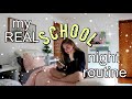 My REAL School Night Routine 2019
