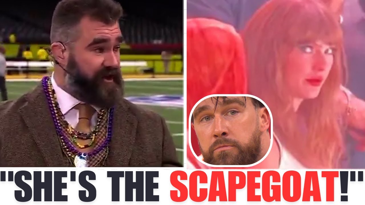 JASON KELCE DEFENDS TAYLOR AFTER THE BOOS AND DEMANDS TRAVIS KELCE TO "MAN UP" FOR HER?! - YouTube