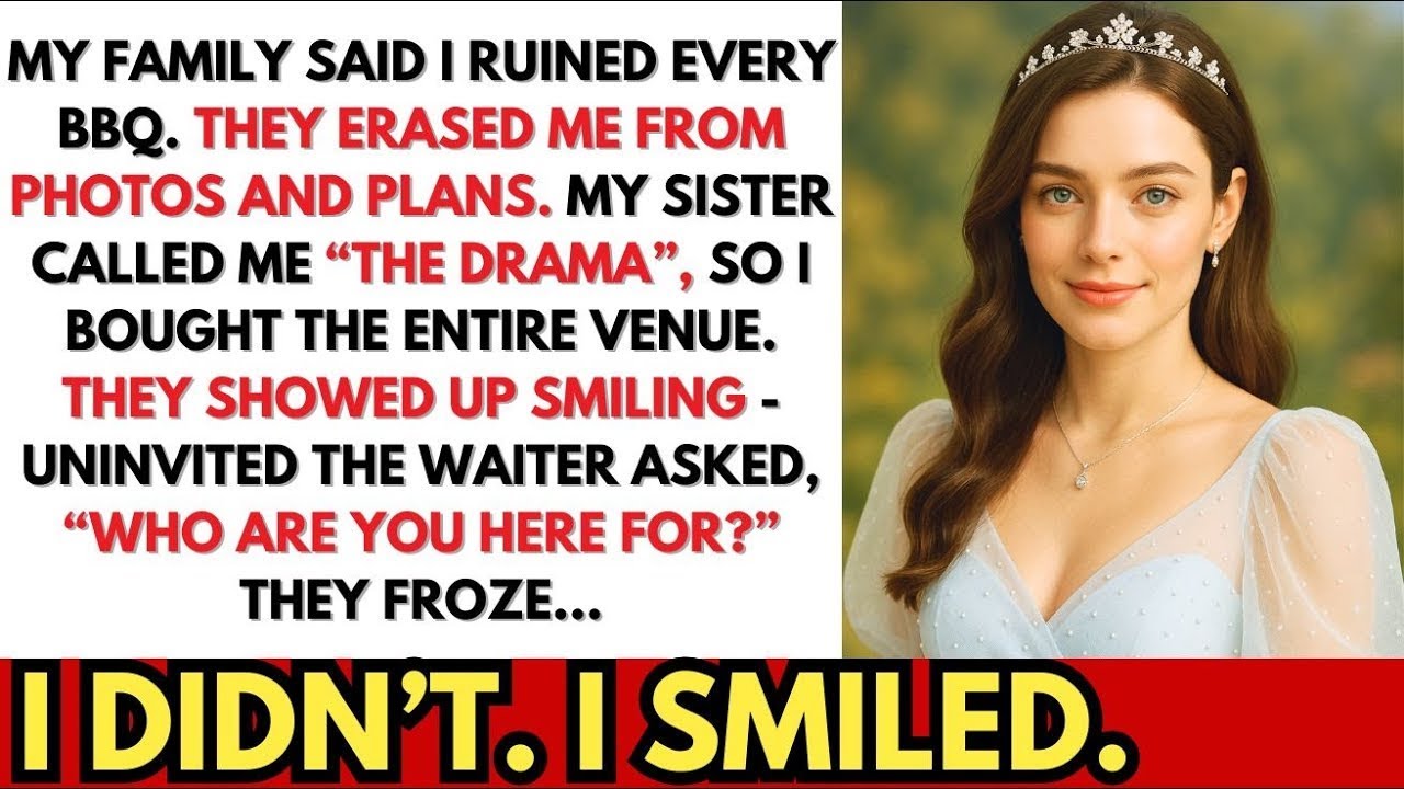 Banned From Family BBQ For “Bringing Drama”—So I BOUGHT VENUE WAITER ASKED WHO THEY WERE I SMILED