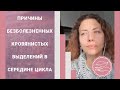 Женское здоровье. Кровянистые выделения в середине менструального цикла на карте СТМРП.