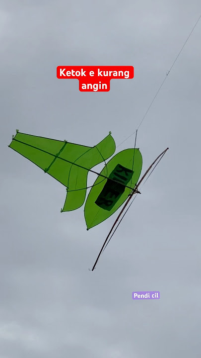 Ka'sekan green color less wind continues to fall #kite