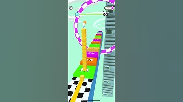 Cube Surfer Gameplay #15 IOS Android Gaming #shorts