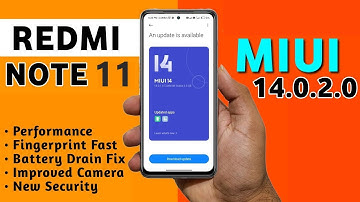 REDMI NOTE 11 MIUI 14.0.2.0 GLOBAL STABLE UPDATE
