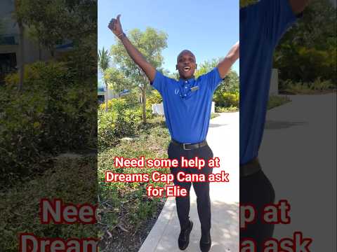 Elie was a great help at Dreams Cap Cana #travel #hotel