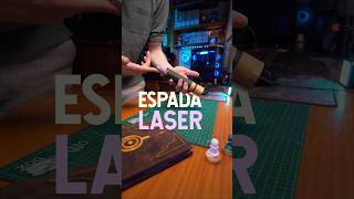 He creado la espada laser de star wars pero va enchufada? #maker #3dprinting #impresion3d #starwars