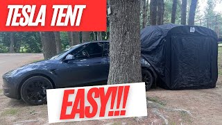 Tesloid Tesla Tent | Tesla Camping #teslacamping