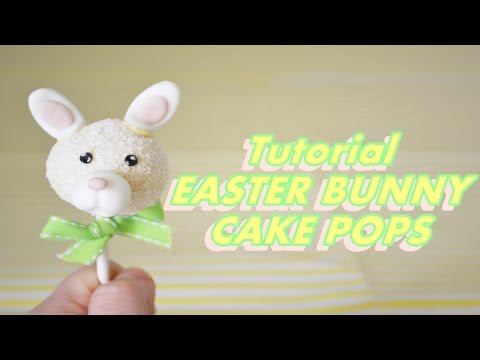 HOW TO MAKE EASTER BUNNY CAKE POPS - CONIGLIETTO DI PASQUA LECCA-LECCA
