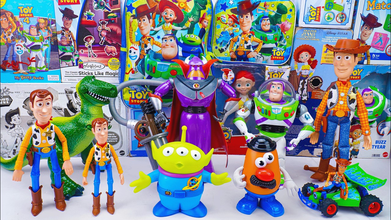 Pixar Toy Story Collection Unboxing Review | Toy Story Woody & Buzz Lightyear & Mr Potato Head