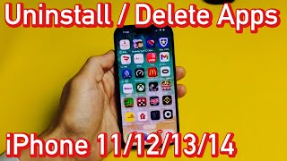 iPhone 11/12/14/14: How to Uninstall / Delete Apps Permanently screenshot 4