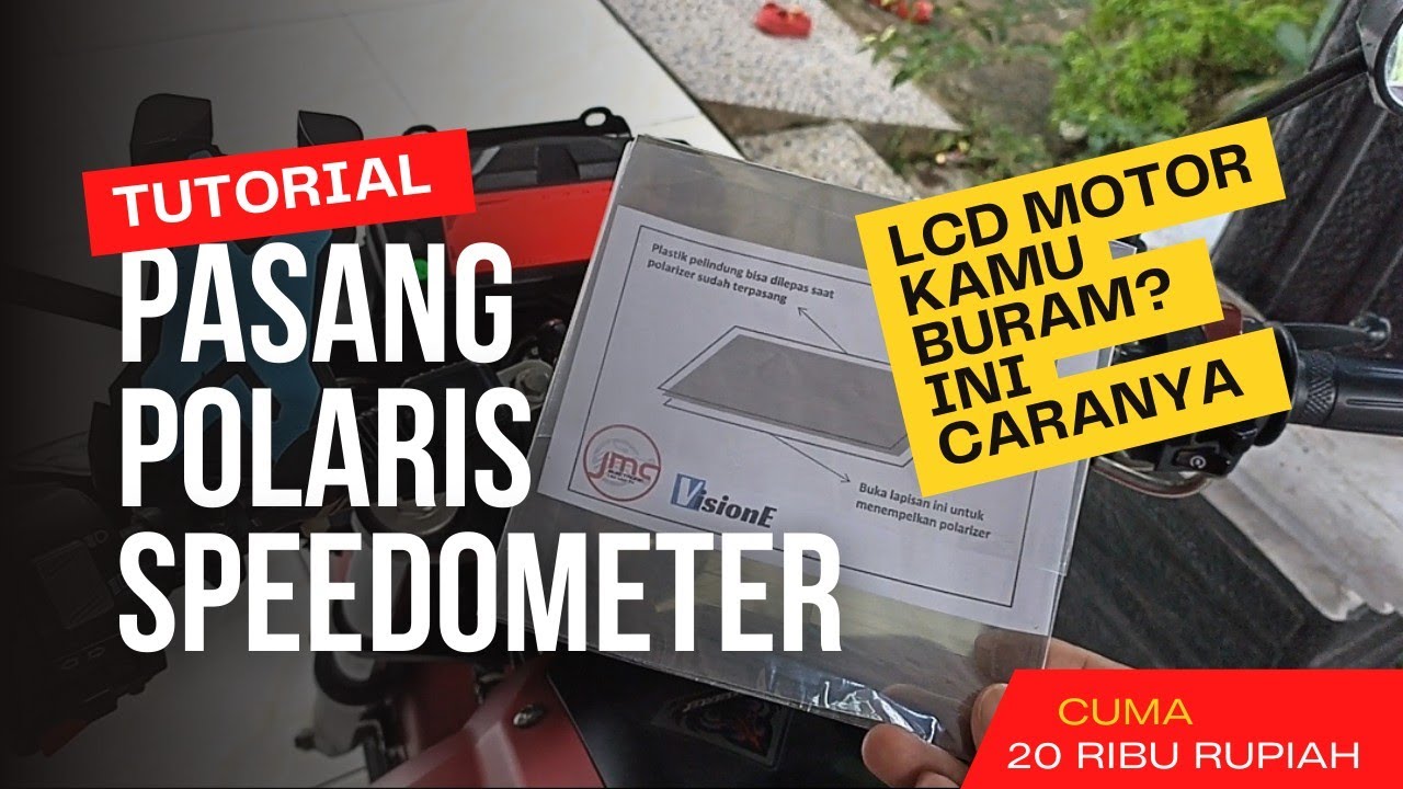 Tutorial Cara memperbaiki Sun Burn Speedometer Byson FI