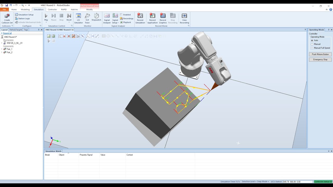 [SPECIAL SUNDAY] IT FINALLY WORKED! ABB IRB 120 RobotStudio Drawing ...
