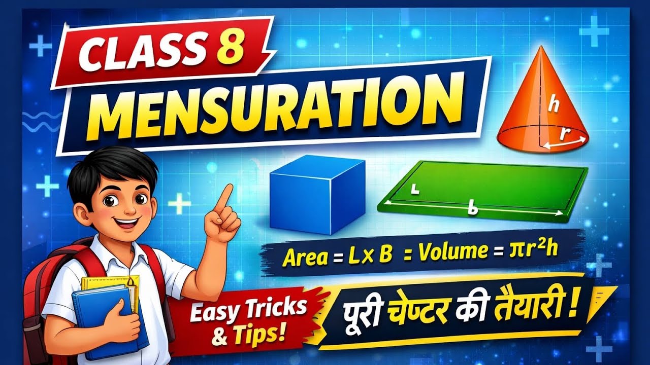 Mensuration worksheet -6 class8 dav 