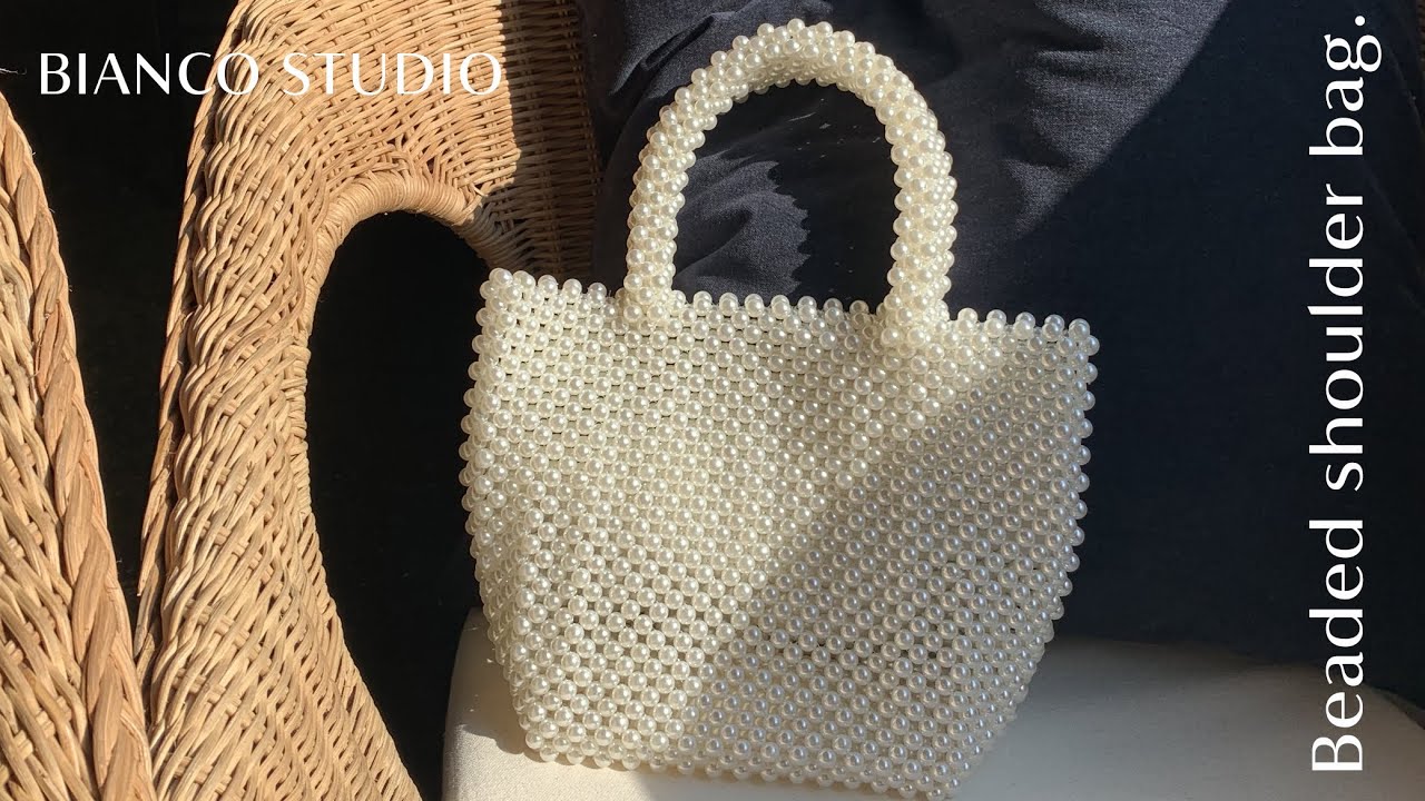 구슬가방만들기①, beaded bag DIY