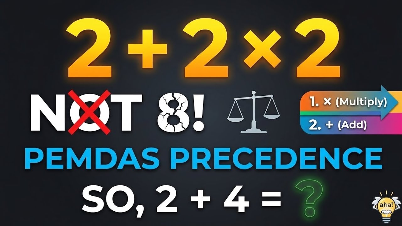 The Math Problem Most People Get WRONG! 2+2x2 Explained - YouTube