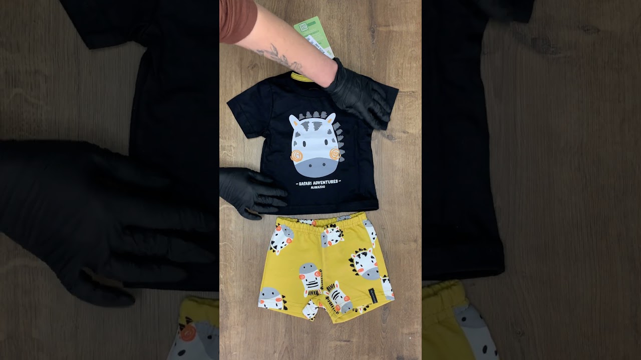 Conjunto Bebê Menino Zebrinha Alakazoo