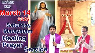 MARCH 14, 2026 | DIVINE USA | 2ND SATURDAY MALAYALAM  SERVICE | FR. JOSE K. VC, FR. PAUL K. VC