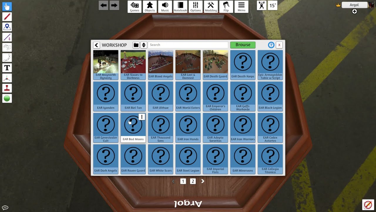Tutorial: Epic Armageddon Ragnarök in Tabletop Simulator