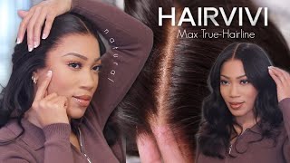 NEW Max True Hairline Glueless 13x6 Lace Front Wig | TRUE SCALP TAPE | Hairvivi