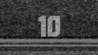 Tv Snow Coutdown From 10 In Bw Sound 4K