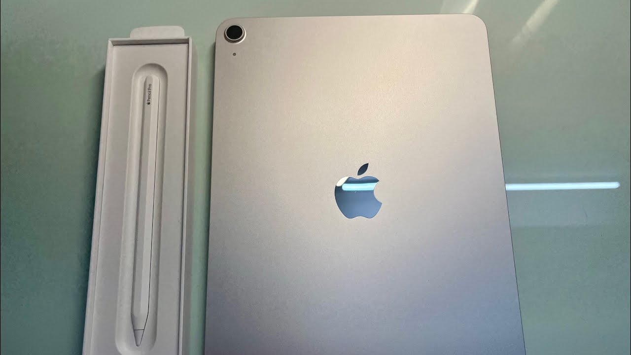 New iPad Air M3 and Apple Pencil Pro unboxing (2025) #ipadairm3 # ...