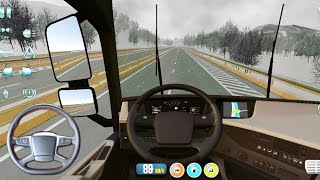 Euro Truck Driver - • Dynamic Weather System (snow, rain, sun...) Android Gameplay screenshot 2