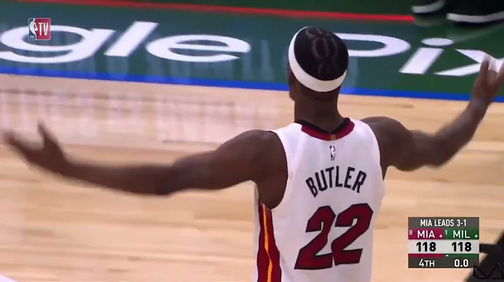 Jimmy Butler 第四節不可思議的追平進球｜熱火 vs 公鹿 2022-23 NBA 賽季 季後賽 第五戰｜2023 4/27 - 天天要聞