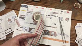 Plan with Me: Week 18 in my Hobonichi Cousin Techo ft. Coffee Monsterz Co stickers
