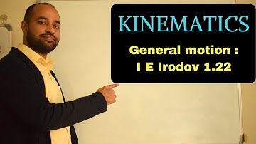 Kinematics 37 - I E Irodov problem 1.22