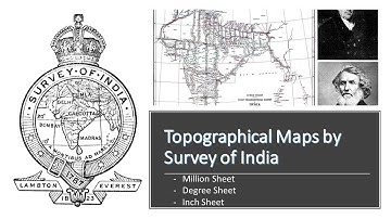 Topographical Maps by Survey of India | Million sheet, Degree Sheet| Gate geomatics engineering #ge
