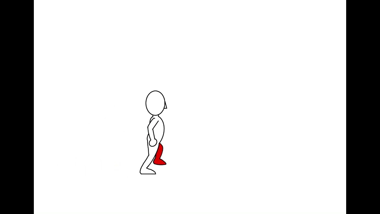 walk cycle animation | made by procreate (2025)