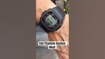 MODDED!! Custom mod for a G-Shock GW-M5610U #gshock #gshockcollector #gshockwatch #digitalwatch