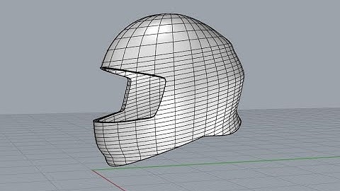 Rhino 3D - Basic Helmet Shape Surfacing