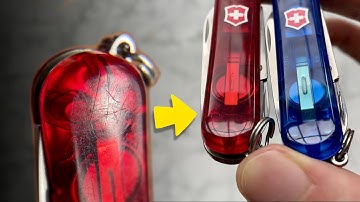 Save money! How to remove scratches from a Swiss Army knife