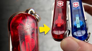 Save money! How to remove scratches from a Swiss Army knife