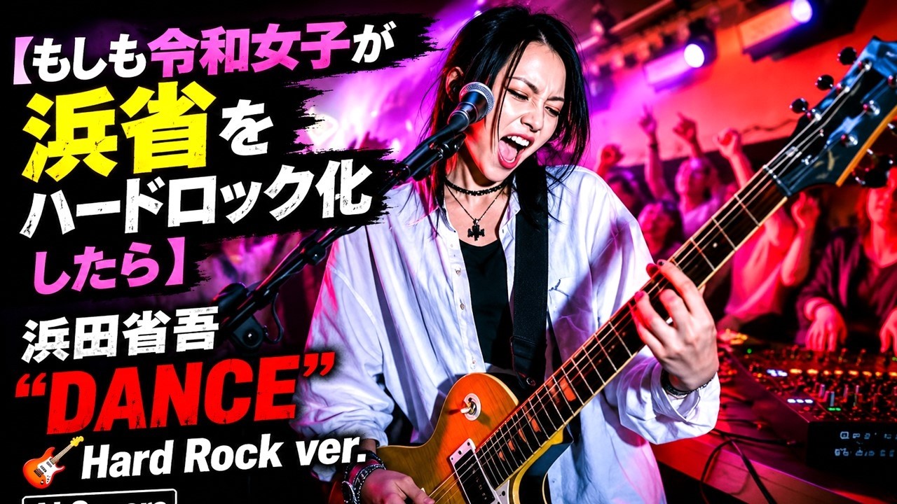 【もしも令和女子が浜省をハードロック化したら】浜田省吾 “DANCE”🎸 Hard Rock ver. | AI Covers
